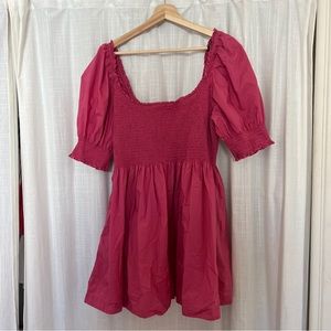 Hill House Pink Mini Dress